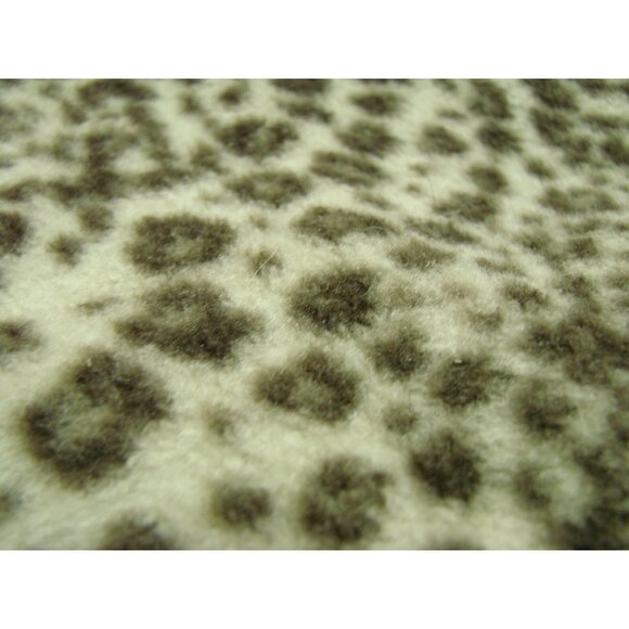 Extra Touch 2X Leopard Animal Print V-Neck Pullover Sweater Long Sleeve Fleece - Picture 4 of 9
